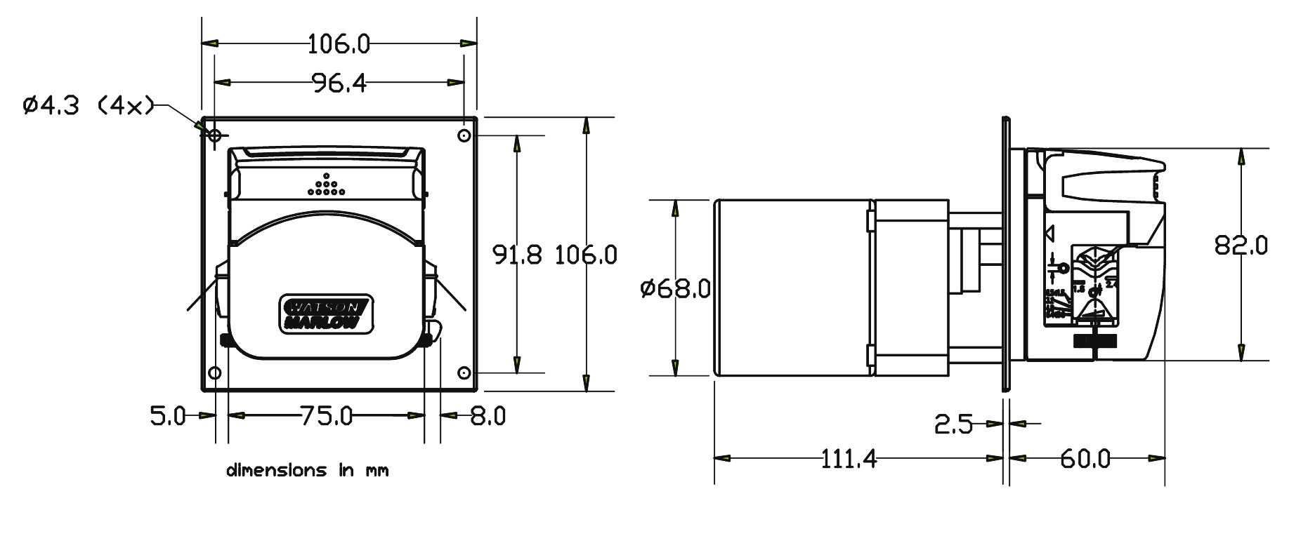 Dimensions image(s)
